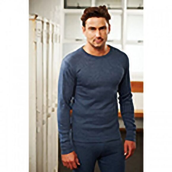 Regatta Thermal Underwear Long Sleeve Vest / Top / Denim - Picture 2 of 3